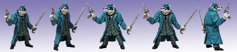 Archie LeBrock, sculpted by Jo Brumby, painted by Kevin Dallimore