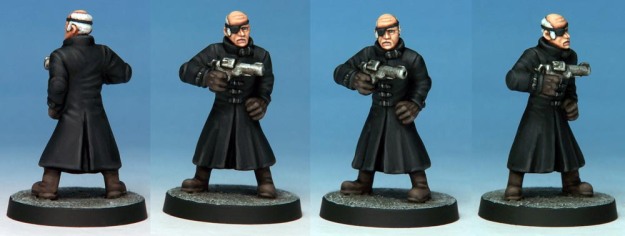 Grandvillain conversion by Kevin Dallimore. Military Man head supplied by Crooked Dice.